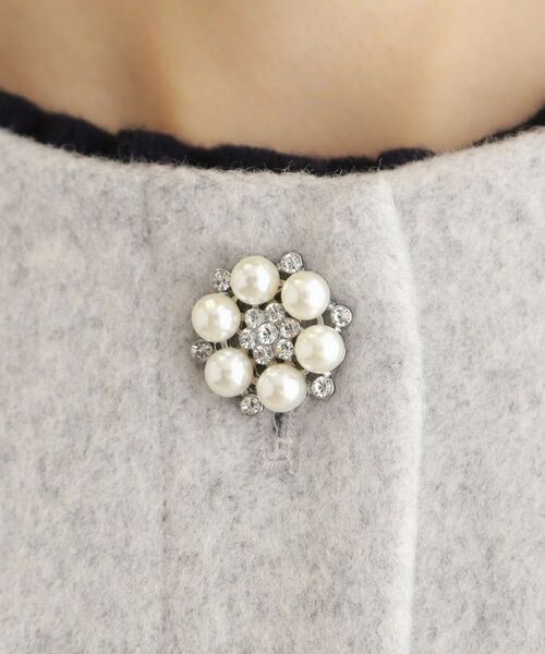 LAURA ASHLEY / ローラ アシュレイ その他アウター | 【ウール混/ビジューボタン】ミドル丈コート | 詳細18