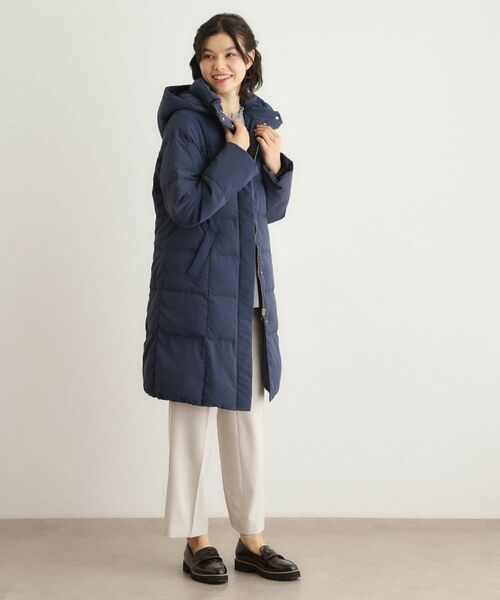 LAURA ASHLEY / ローラ アシュレイ ダウンジャケット・ベスト | 【ダウン使用/同柄アイテムあり】ライリー バタフライズ柄ロングダウンコート | 詳細10