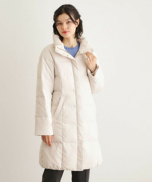 LAURA ASHLEY / ローラ アシュレイ ダウンジャケット・ベスト | 【ダウン使用/同柄アイテムあり】ライリー バタフライズ柄ロングダウンコート | 詳細2