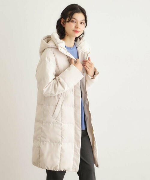 LAURA ASHLEY / ローラ アシュレイ ダウンジャケット・ベスト | 【ダウン使用/同柄アイテムあり】ライリー バタフライズ柄ロングダウンコート | 詳細27