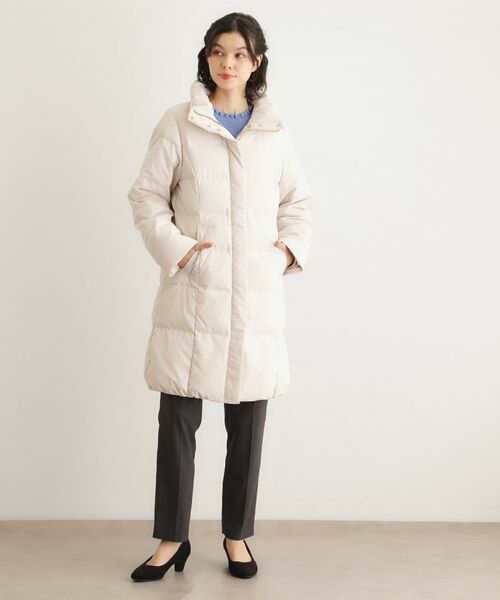 LAURA ASHLEY / ローラ アシュレイ ダウンジャケット・ベスト | 【ダウン使用/同柄アイテムあり】ライリー バタフライズ柄ロングダウンコート | 詳細5