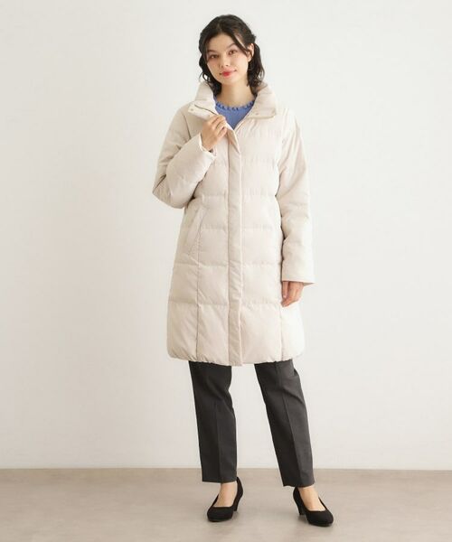 LAURA ASHLEY / ローラ アシュレイ ダウンジャケット・ベスト | 【ダウン使用/同柄アイテムあり】ライリー バタフライズ柄ロングダウンコート | 詳細6