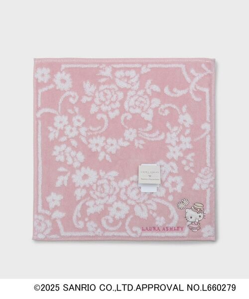 LAURA ASHLEY/ローラ アシュレイ 【サンリオキャラクターズ コラボ】ハローキティ&花 タオルハンカチ ピンク(171) 00(FREE) LAURA ASHLEY/ローラ アシュレイ 【サンリオキャラクターズ コラボ】ハローキティ&花 タオルハンカチ ピンク(171) 00(FREE)