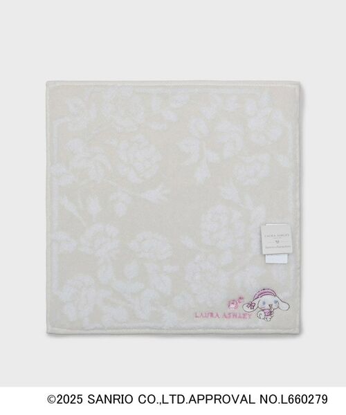 LAURA ASHLEY / ローラ アシュレイ ハンカチ | シナモロール＆バラ　タオルハンカチ | 詳細1
