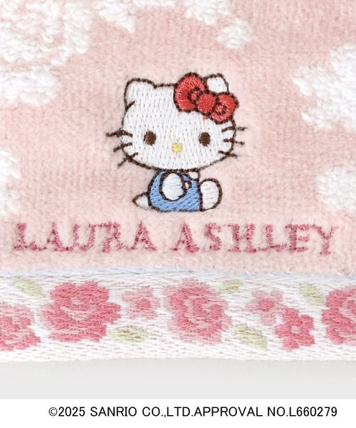 LAURA ASHLEY / ローラ アシュレイ ハンカチ | 【サンリオキャラクターズ コラボ】ハローキティ＆バラ タオルハンカチ | 詳細3