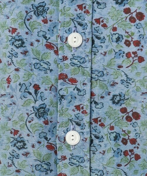 LAURA ASHLEY / ローラ アシュレイ シャツ・ブラウス | 【コットン100％／ワンマイルウエア】ロサ サンクタ柄 ダンガリーブラウス | 詳細7