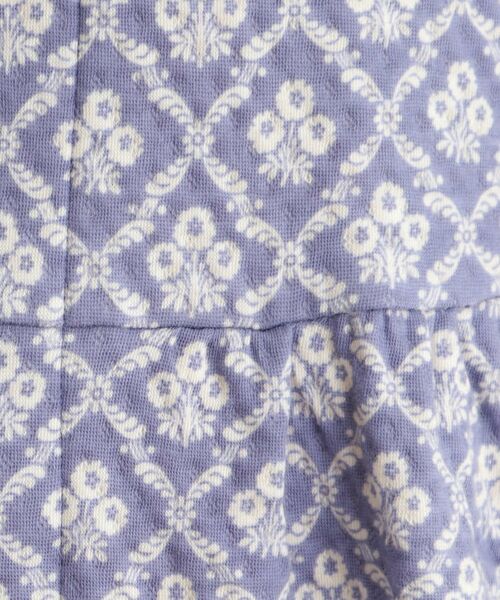 LAURA ASHLEY / ローラ アシュレイ ルームウェア | 中わた入り マリートレリス柄プリント ニットキルトパジャマ | 詳細12