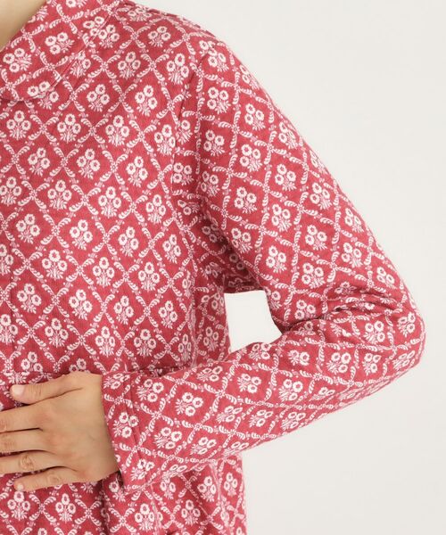 LAURA ASHLEY / ローラ アシュレイ ルームウェア | 中わた入り マリートレリス柄プリント ニットキルトパジャマ | 詳細18