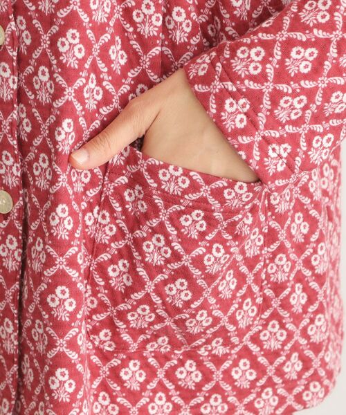 LAURA ASHLEY / ローラ アシュレイ ルームウェア | 中わた入り マリートレリス柄プリント ニットキルトパジャマ | 詳細19