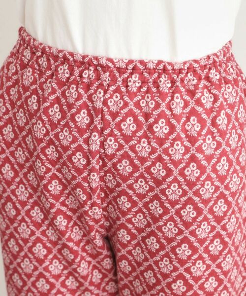 LAURA ASHLEY / ローラ アシュレイ ルームウェア | 中わた入り マリートレリス柄プリント ニットキルトパジャマ | 詳細23