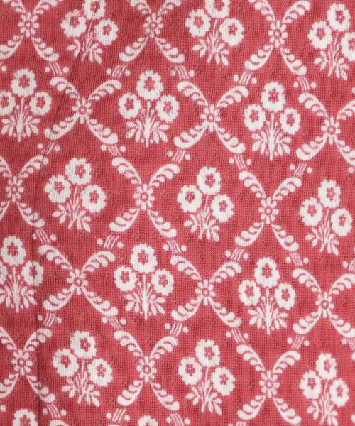 LAURA ASHLEY / ローラ アシュレイ ルームウェア | 中わた入り マリートレリス柄プリント ニットキルトパジャマ | 詳細4