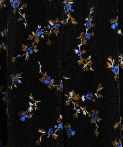 LAURA ASHLEY / ローラ アシュレイ スカート | 【洗える／ウエストゴム／同柄アイテムあり】エラビー スプリッグ柄 ベロアスカート | 詳細4