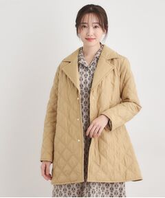 LAURA ASHLEY / ローラ アシュレイ その他アウター | シングルブレステッド キルトコート
