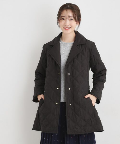 LAURA ASHLEY / ローラ アシュレイ その他アウター | シングルブレステッド キルトコート | 詳細1