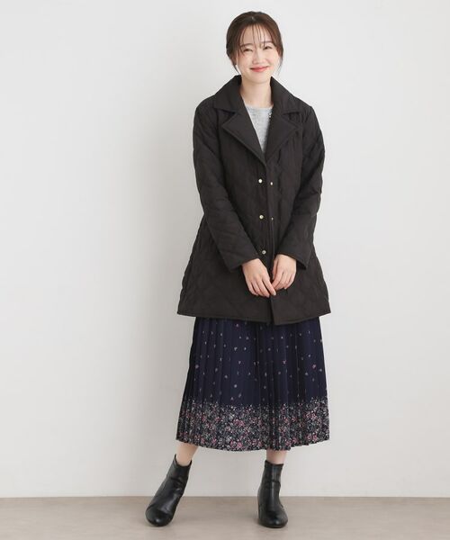 LAURA ASHLEY / ローラ アシュレイ その他アウター | シングルブレステッド キルトコート | 詳細3