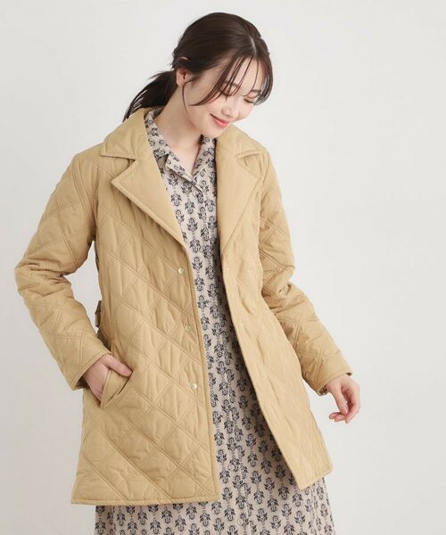 LAURA ASHLEY / ローラ アシュレイ その他アウター | シングルブレステッド キルトコート | 詳細5