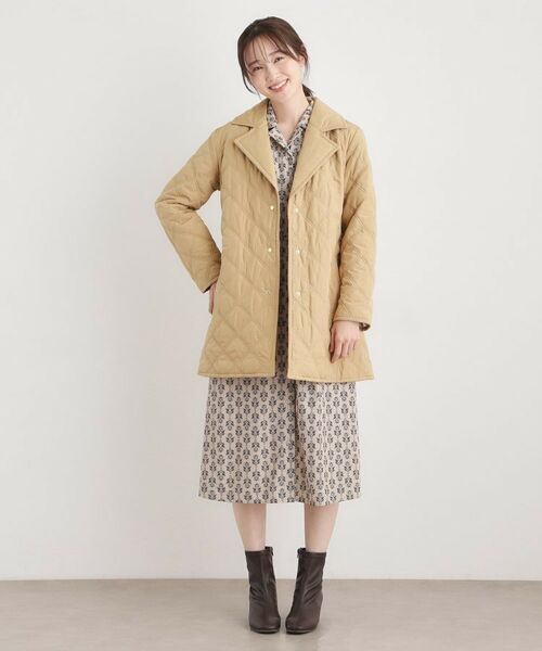 LAURA ASHLEY / ローラ アシュレイ その他アウター | シングルブレステッド キルトコート | 詳細6