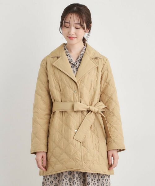 LAURA ASHLEY / ローラ アシュレイ その他アウター | シングルブレステッド キルトコート | 詳細9