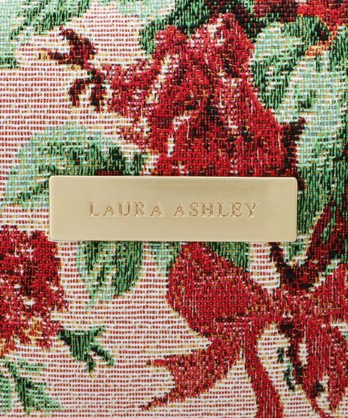 LAURA ASHLEY / ローラ アシュレイ ポーチ | 【ジャカード/ギフトにおすすめ！】メアリーポート ブーケ柄 ポーチ | 詳細7