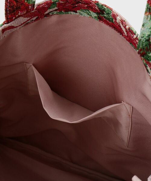 LAURA ASHLEY / ローラ アシュレイ トートバッグ | 【A4サイズ/ジャカード/ギフトにおすすめ！】メアリーポート ブーケ柄 トートバッグ | 詳細7