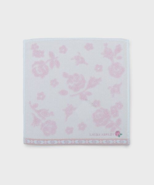 LAURA ASHLEY / ローラ アシュレイ ハンカチ | バラ柄 タオルハンカチ | 詳細1
