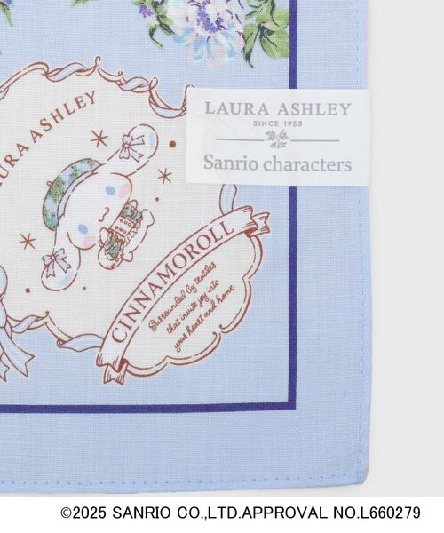 LAURA ASHLEY / ローラ アシュレイ ハンカチ | 【サンリオキャラクターズコラボ】シナモロール＆バラ プリントハンカチ | 詳細4