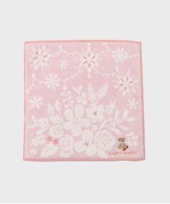 LAURA ASHLEY / ローラ アシュレイ ハンカチ | 【ギフトにおすすめ！】ベア刺繍 クリスマスタオルハンカチ