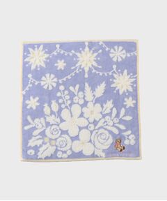LAURA ASHLEY / ローラ アシュレイ ハンカチ | 【ギフトにおすすめ！】ベア刺繍 クリスマスタオルハンカチ