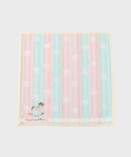 LAURA ASHLEY / ローラ アシュレイ ハンカチ | 【ギフトにおすすめ！】木馬刺繍 干支タオルハンカチ | 詳細2
