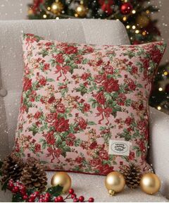 LAURA ASHLEY / ローラ アシュレイ インテリア・インテリア雑貨 | 【ジャカード/ギフトにおすすめ！】メアリーポート ブーケ柄 クッションカバー