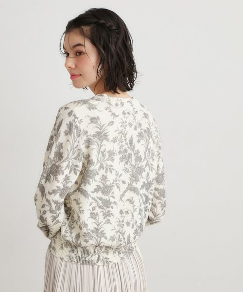 LAURA ASHLEY / ローラ アシュレイ ニット・セーター | 【ウール100％／洗える／同柄アイテムあり】ロイド柄プリント プルオーバーニット | 詳細2