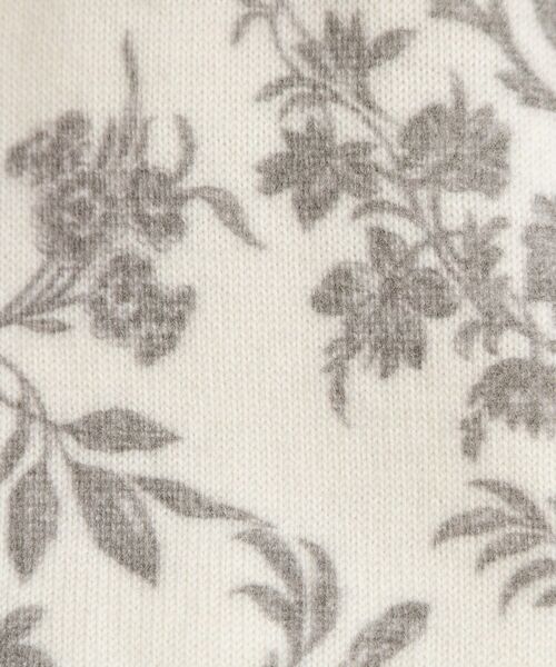 LAURA ASHLEY / ローラ アシュレイ ニット・セーター | 【ウール100％／洗える／同柄アイテムあり】ロイド柄プリント プルオーバーニット | 詳細4