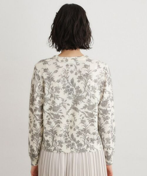 LAURA ASHLEY / ローラ アシュレイ ニット・セーター | 【ウール100％／洗える／同柄アイテムあり】ロイド柄プリント プルオーバーニット | 詳細7