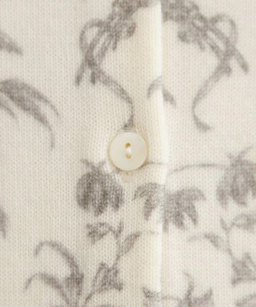 LAURA ASHLEY / ローラ アシュレイ カーディガン・ボレロ | 【ウール100％／洗える／同柄アイテムあり】ロイド柄 プリントニットカーディガン | 詳細4