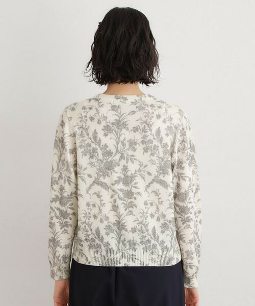 LAURA ASHLEY / ローラ アシュレイ カーディガン・ボレロ | 【ウール100％／洗える／同柄アイテムあり】ロイド柄 プリントニットカーディガン | 詳細7