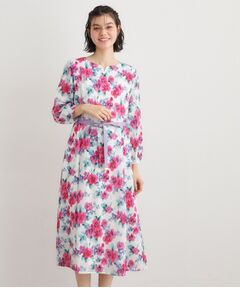 LAURA ASHLEY / ローラ アシュレイ ロング・マキシ丈ワンピース | 【洗える／同柄アイテムあり】フリーサム ヘイズ柄ワンピース