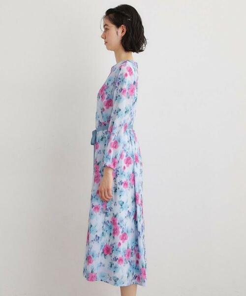 LAURA ASHLEY / ローラ アシュレイ ロング・マキシ丈ワンピース | 【洗える/同柄アイテムあり】フリーサム ヘイズ柄ワンピース | 詳細10