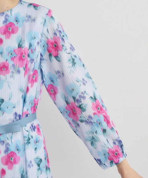 LAURA ASHLEY / ローラ アシュレイ ロング・マキシ丈ワンピース | 【洗える/同柄アイテムあり】フリーサム ヘイズ柄ワンピース | 詳細14