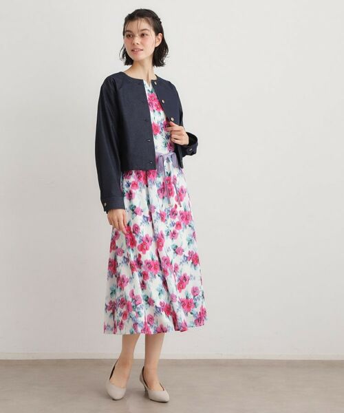 LAURA ASHLEY / ローラ アシュレイ ロング・マキシ丈ワンピース | 【洗える/同柄アイテムあり】フリーサム ヘイズ柄ワンピース | 詳細3