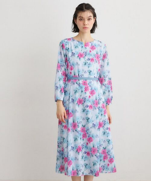 LAURA ASHLEY / ローラ アシュレイ ロング・マキシ丈ワンピース | 【洗える/同柄アイテムあり】フリーサム ヘイズ柄ワンピース | 詳細5