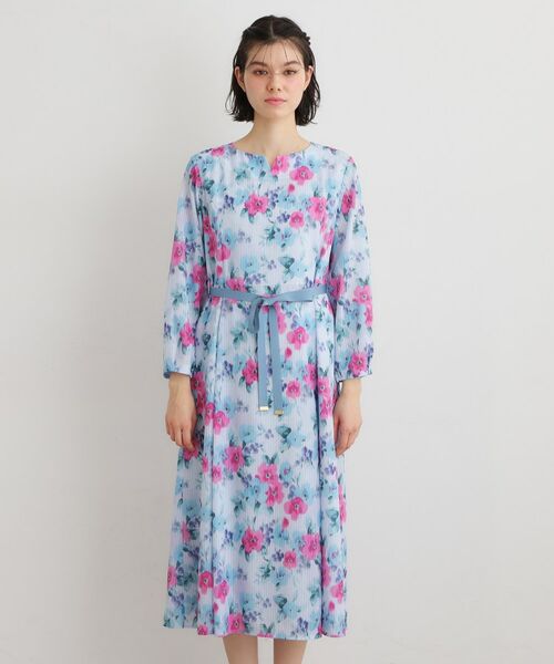 LAURA ASHLEY / ローラ アシュレイ ロング・マキシ丈ワンピース | 【洗える/同柄アイテムあり】フリーサム ヘイズ柄ワンピース | 詳細9