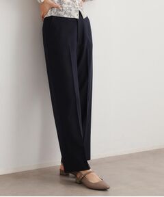 LAURA ASHLEY / ローラ アシュレイ パンツ | 【洗える／ウエストゴム仕様】カラーストレートパンツ