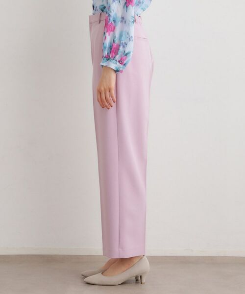 LAURA ASHLEY / ローラ アシュレイ パンツ | 【洗える/ウエストゴム仕様】カラーストレートパンツ | 詳細14