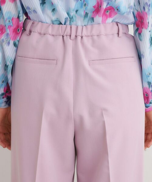 LAURA ASHLEY / ローラ アシュレイ パンツ | 【洗える/ウエストゴム仕様】カラーストレートパンツ | 詳細17