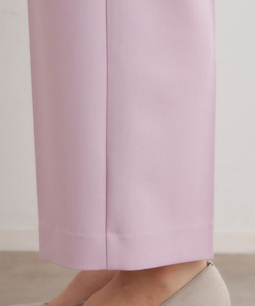 LAURA ASHLEY / ローラ アシュレイ パンツ | 【洗える/ウエストゴム仕様】カラーストレートパンツ | 詳細19