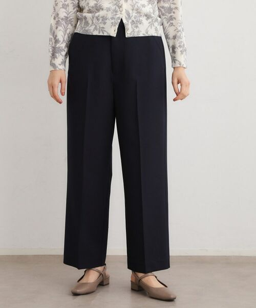 LAURA ASHLEY / ローラ アシュレイ パンツ | 【洗える/ウエストゴム仕様】カラーストレートパンツ | 詳細5