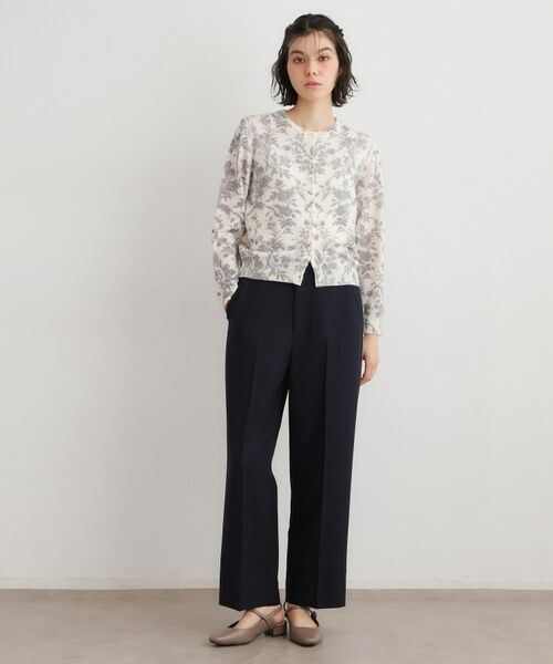 LAURA ASHLEY / ローラ アシュレイ パンツ | 【洗える/ウエストゴム仕様】カラーストレートパンツ | 詳細6