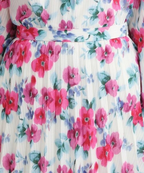 LAURA ASHLEY / ローラ アシュレイ ロング・マキシ丈スカート | 【手洗い可／同柄アイテムあり】フリーサム ヘイズ柄 プリーツスカート | 詳細12