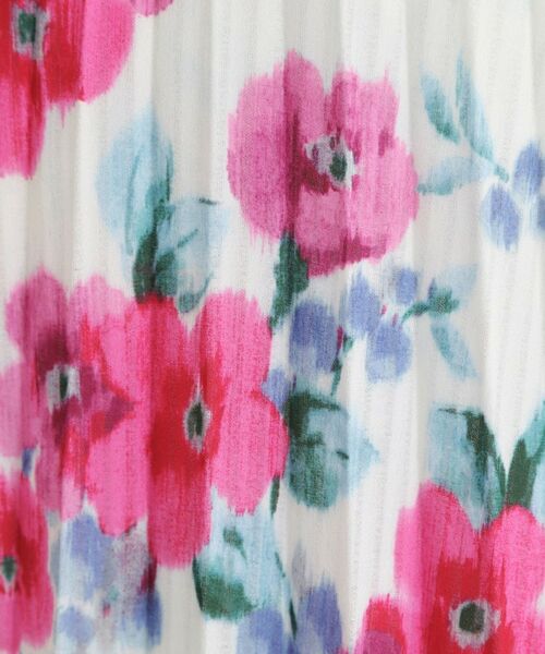 LAURA ASHLEY / ローラ アシュレイ ロング・マキシ丈スカート | 【手洗い可／同柄アイテムあり】フリーサム ヘイズ柄 プリーツスカート | 詳細4