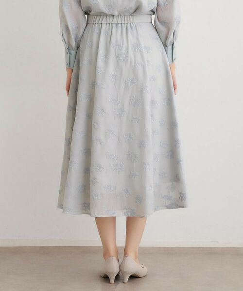 LAURA ASHLEY / ローラ アシュレイ ロング・マキシ丈スカート | 【セットアップ可】ランズウィック柄 刺繍フレアスカート | 詳細11